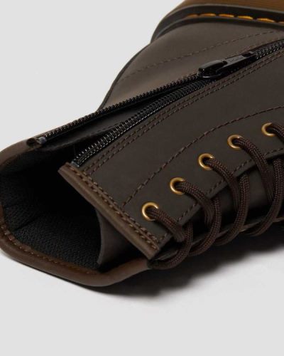 Botas Con Cordones Dr Martens Youth 1460 Wildhorse Cuero Para Niños DR3910X